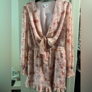 Bar III long sleeve romper